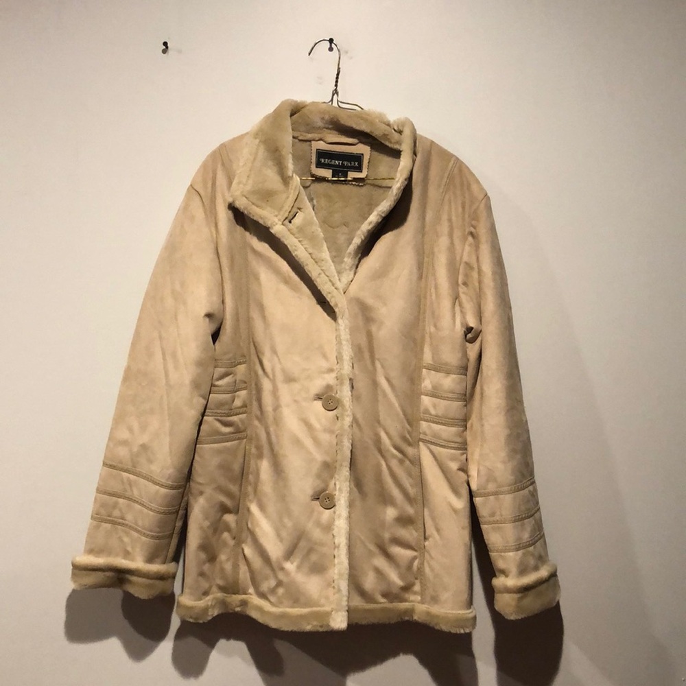 Vintage Regent Park 90s Faux Suede Jacket